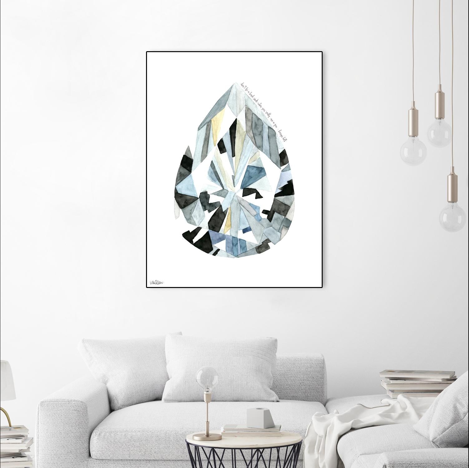 Pear Diamond by Mercedes Lopez Charro on GIANT ART