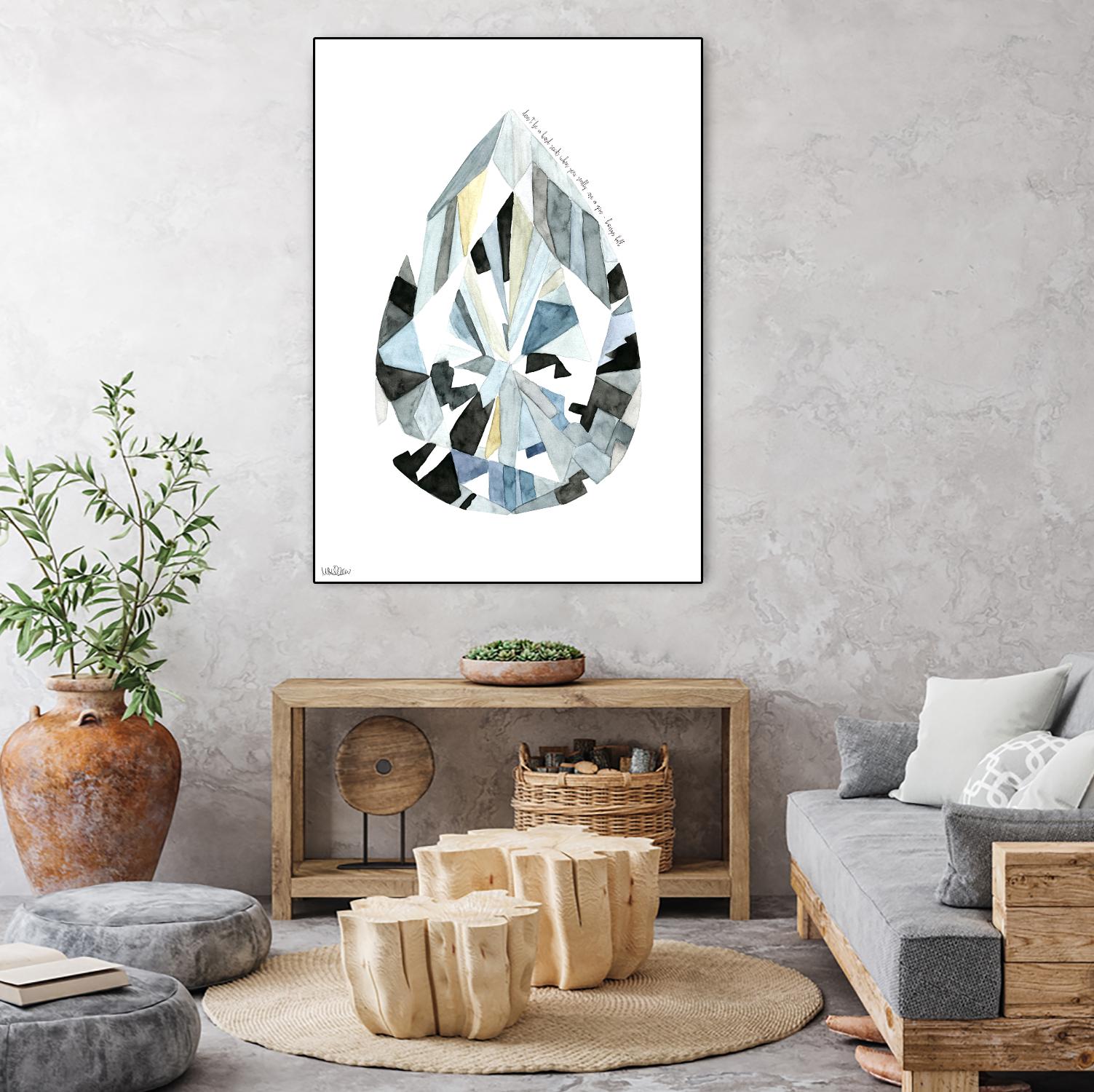 Pear Diamond by Mercedes Lopez Charro on GIANT ART