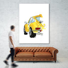 Yellow 911 by Mercedes Lopez Charro on GIANT ART