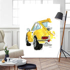 Yellow 911 by Mercedes Lopez Charro on GIANT ART