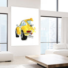 Yellow 911 by Mercedes Lopez Charro on GIANT ART