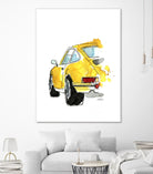 Yellow 911 by Mercedes Lopez Charro on GIANT ART
