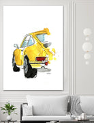Yellow 911 by Mercedes Lopez Charro on GIANT ART