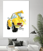 Yellow 911 by Mercedes Lopez Charro on GIANT ART