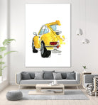 Yellow 911 by Mercedes Lopez Charro on GIANT ART