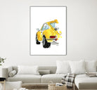 Yellow 911 by Mercedes Lopez Charro on GIANT ART