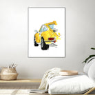 Yellow 911 by Mercedes Lopez Charro on GIANT ART