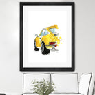 Yellow 911 by Mercedes Lopez Charro on GIANT ART