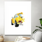 Yellow 911 by Mercedes Lopez Charro on GIANT ART