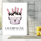 Champagne is A State of Mind by Mercedes Lopez Charro on GIANT ART