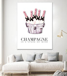 Champagne is A State of Mind by Mercedes Lopez Charro on GIANT ART
