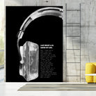 Last Night a DJ (Black) by Mercedes Lopez Charro on GIANT ART