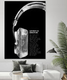 Last Night a DJ (Black) by Mercedes Lopez Charro on GIANT ART