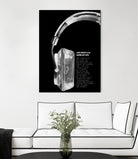 Last Night a DJ (Black) by Mercedes Lopez Charro on GIANT ART