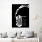 Last Night a DJ (Black) by Mercedes Lopez Charro on GIANT ART