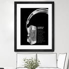 Last Night a DJ (Black) by Mercedes Lopez Charro on GIANT ART