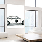 Porsche by Mercedes Lopez Charro on GIANT ART - white watercolor automobile