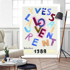 YSL Love by Mercedes Lopez Charro on GIANT ART