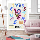 YSL Love by Mercedes Lopez Charro on GIANT ART