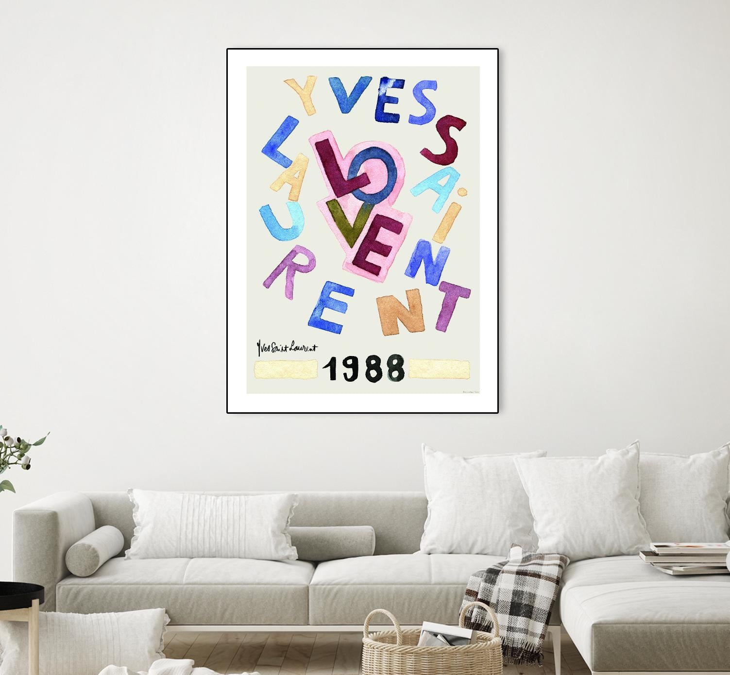 YSL Love by Mercedes Lopez Charro on GIANT ART
