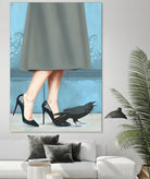 Here Comes The Queen by Alexander Grahovsky on GIANT ART - grey men and women