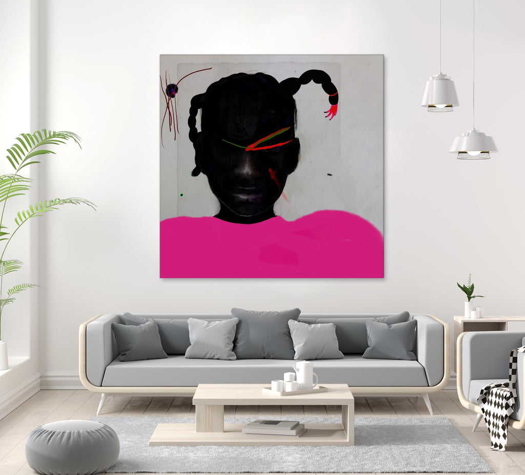 Watermelon Seed  by Arassay Hilario on GIANT ART - pink digital fuchsia