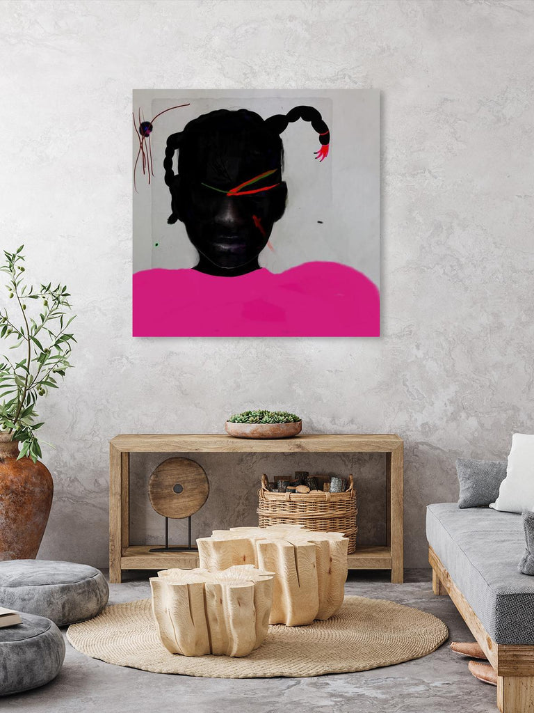 Watermelon Seed  by Arassay Hilario on GIANT ART - pink digital fuchsia