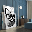 Astro Bear by Hidden Moves on GIANT ART - grey contemporary