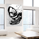 Astro Bear by Hidden Moves on GIANT ART - grey contemporary