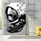 Astro Bear by Hidden Moves on GIANT ART - grey contemporary