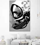 Astro Bear by Hidden Moves on GIANT ART - grey contemporary