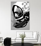 Astro Bear by Hidden Moves on GIANT ART - grey contemporary