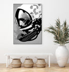 Astro Bear by Hidden Moves on GIANT ART - grey contemporary