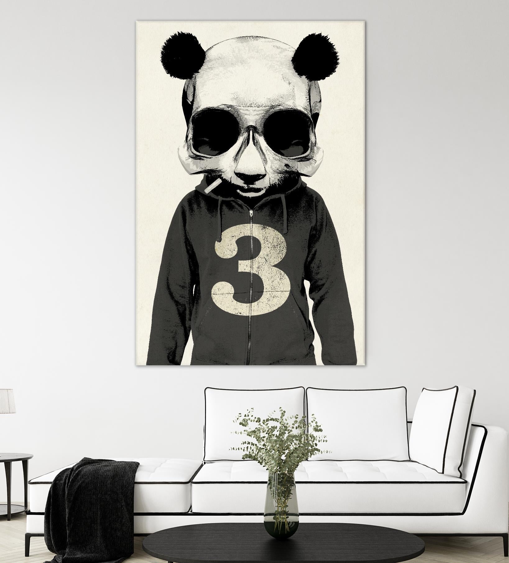 Panda No.3 by Hidden Moves on GIANT ART - white contemporary