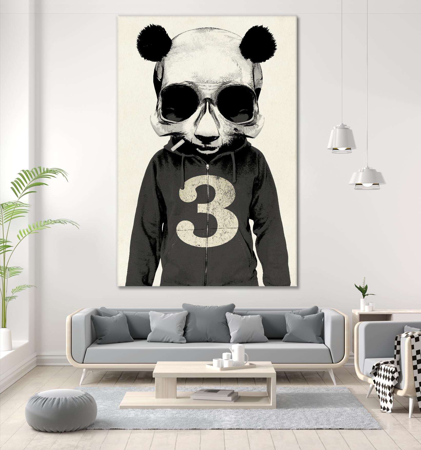 Panda No.3 by Hidden Moves on GIANT ART - white contemporary