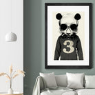 Panda No.3 by Hidden Moves on GIANT ART - white contemporary