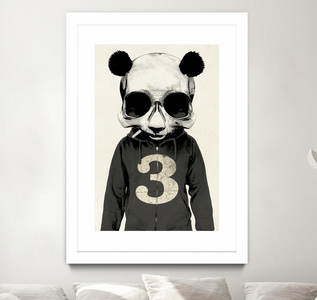 Panda No.3 de Hidden Moves sur GIANT ART - blanc contemporain