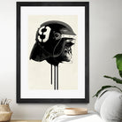 Ape Riot by Hidden Moves on GIANT ART - yellow contemporary