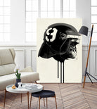 Ape Riot by Hidden Moves on GIANT ART - yellow contemporary