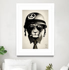 Office Warfare by Hidden Moves on GIANT ART - yellow contemporary