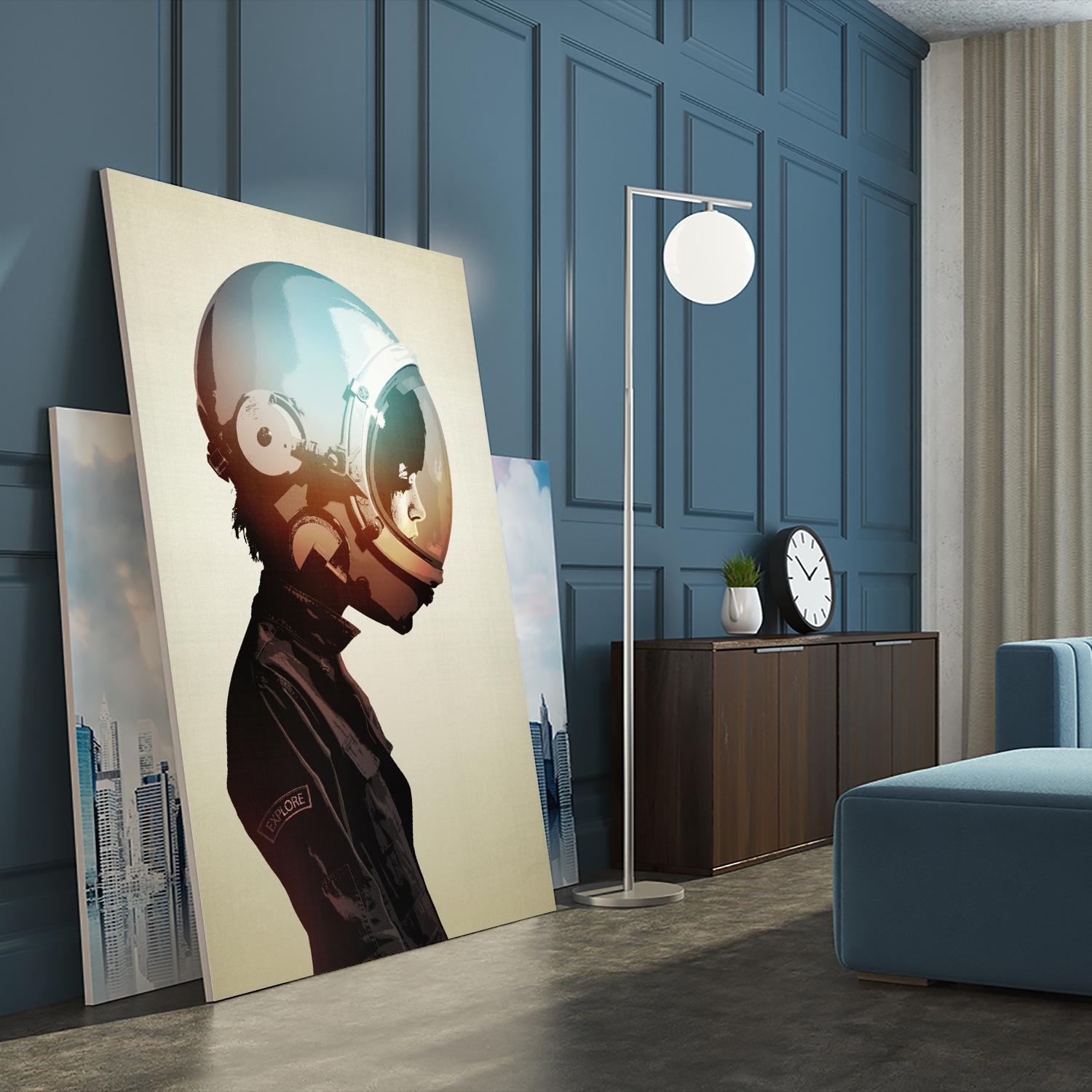 Space Cadet by Hidden Moves on GIANT ART - black contemporary