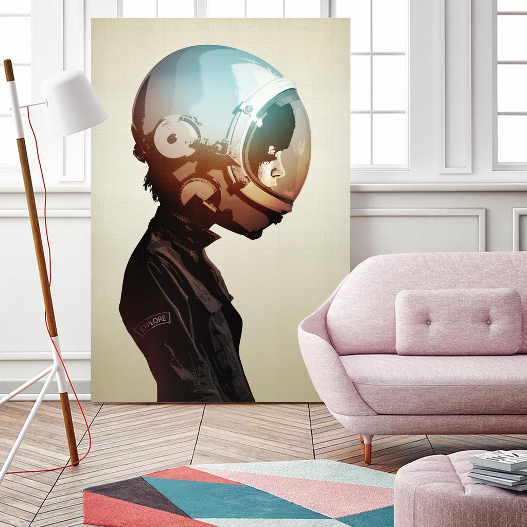 Space Cadet by Hidden Moves on GIANT ART - black contemporary