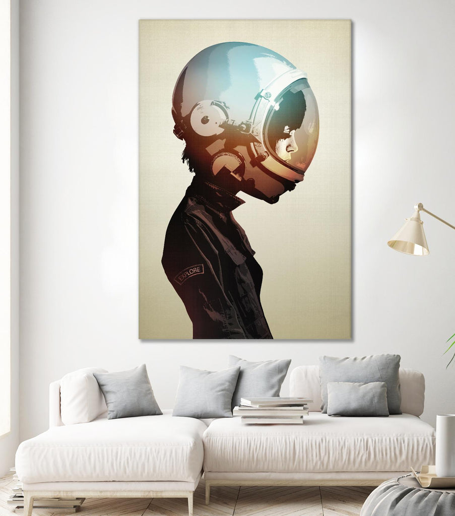 Space Cadet by Hidden Moves on GIANT ART - black contemporary