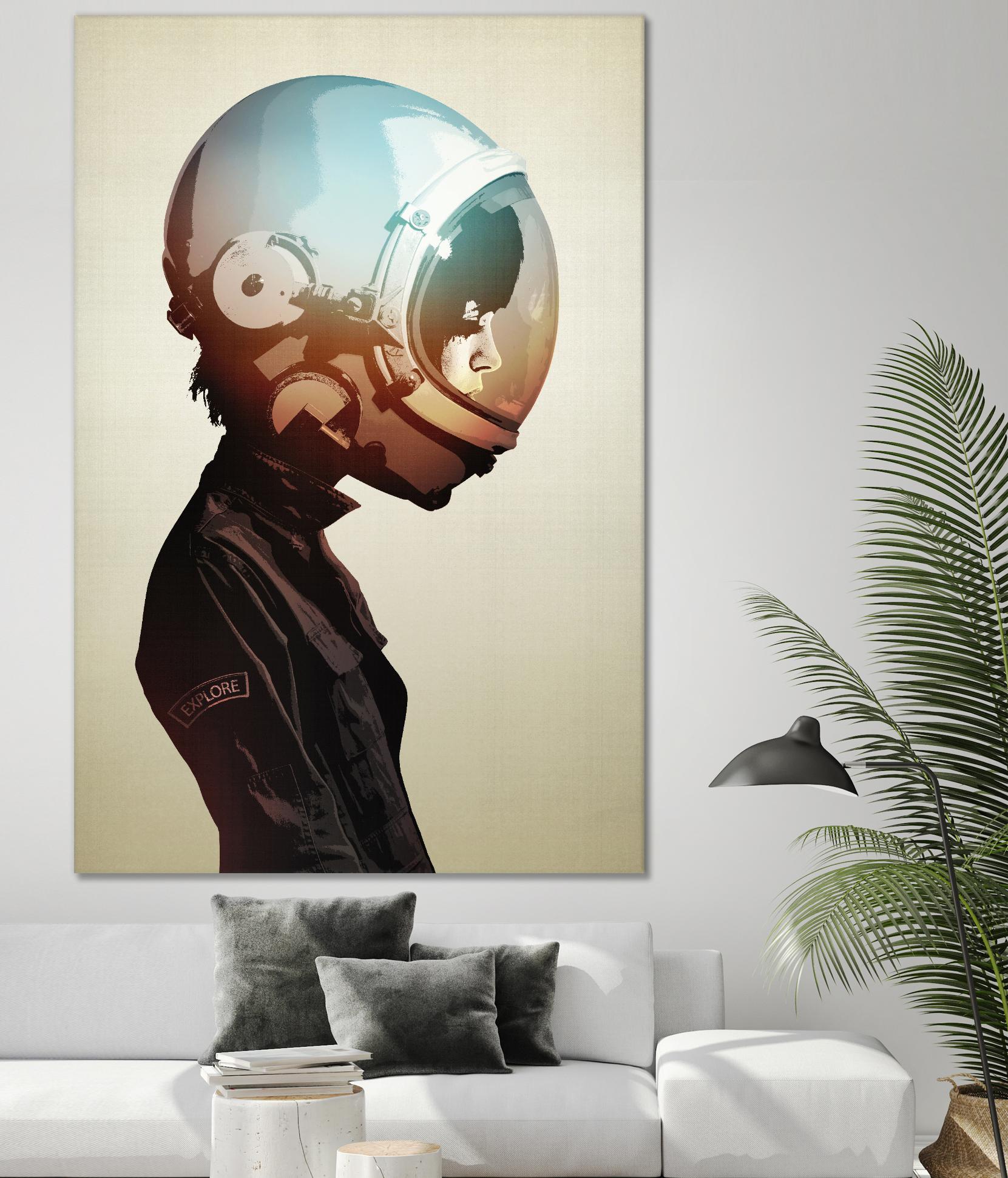 Space Cadet by Hidden Moves on GIANT ART - black contemporary