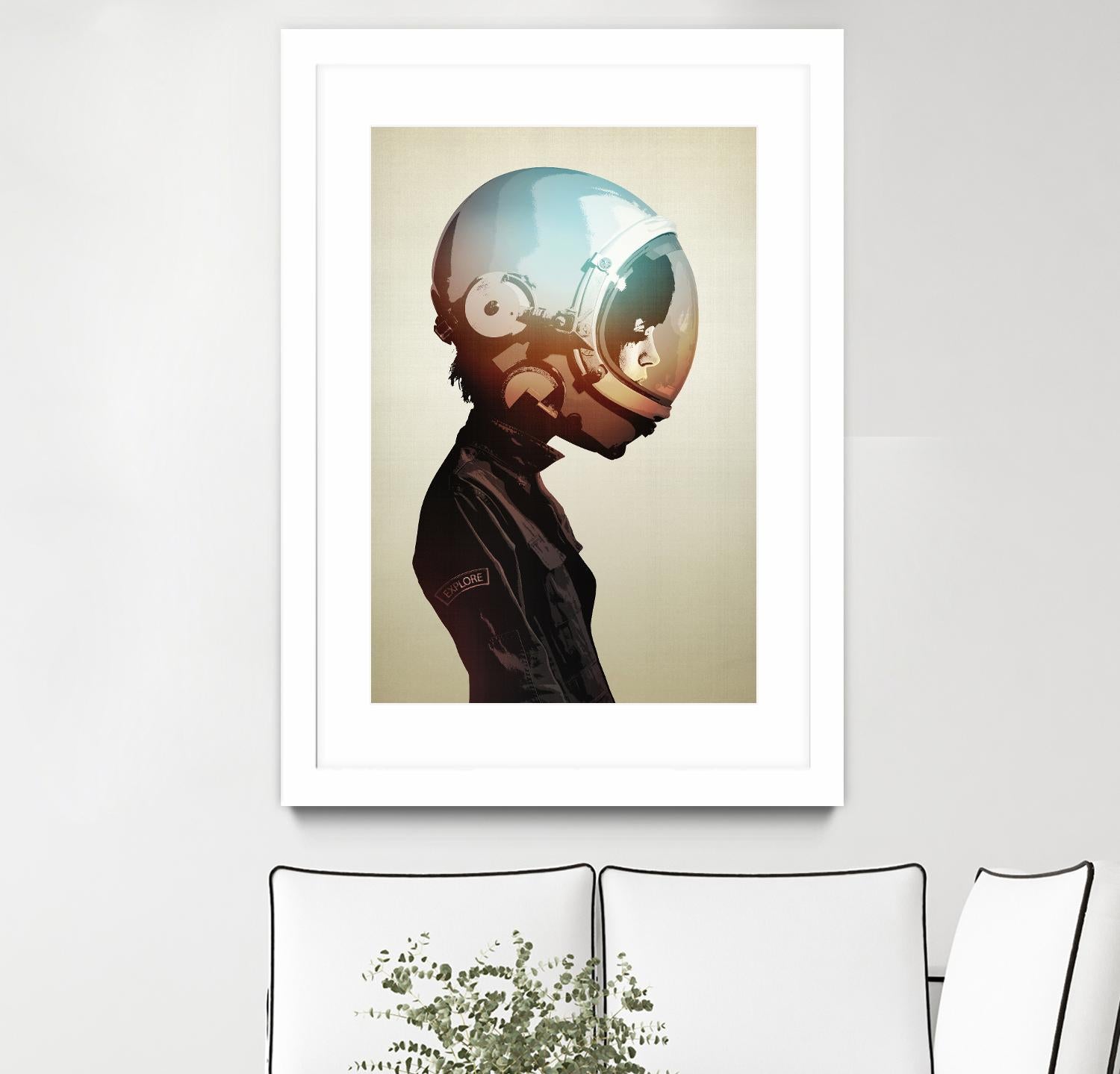 Space Cadet by Hidden Moves on GIANT ART - black contemporary