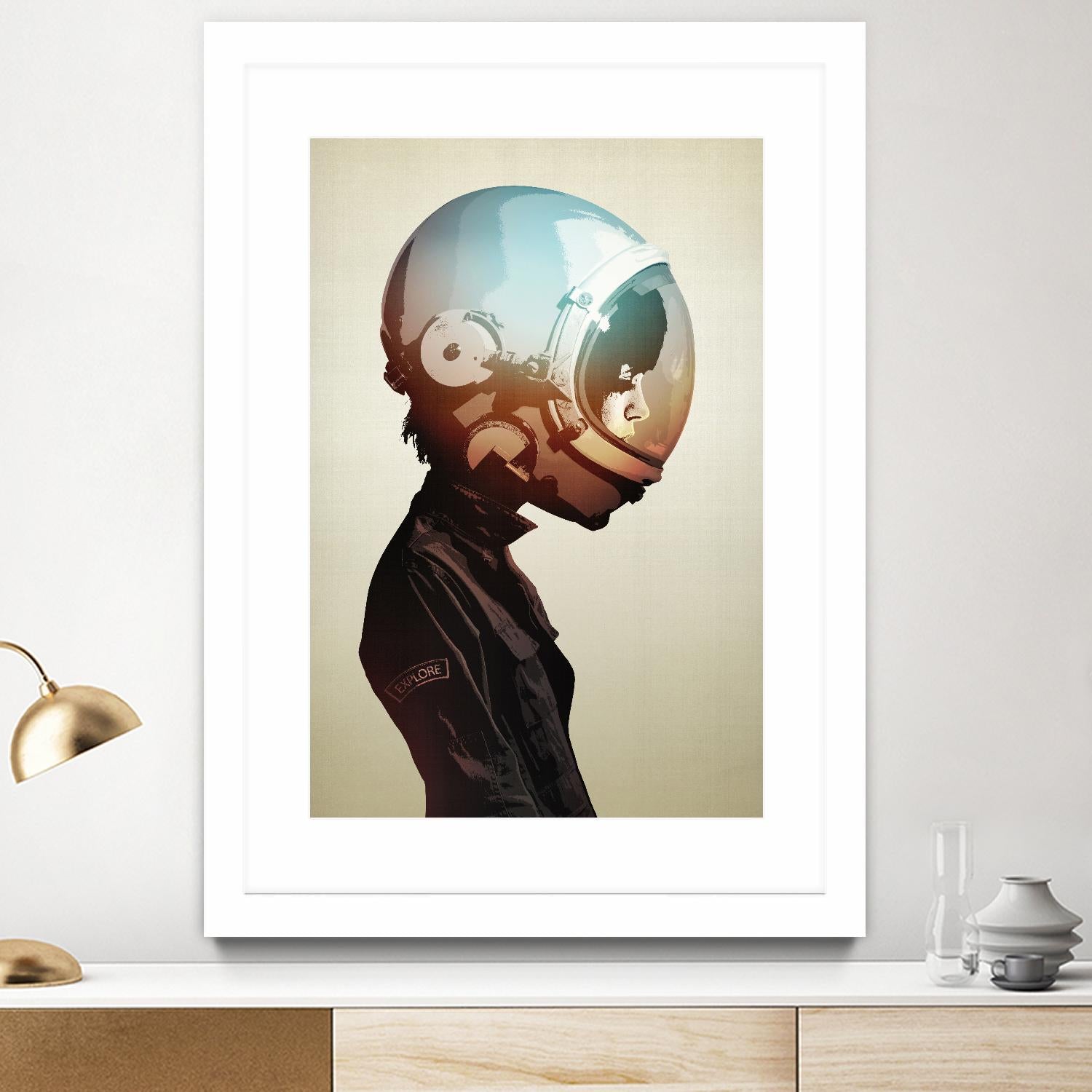 Space Cadet by Hidden Moves on GIANT ART - black contemporary