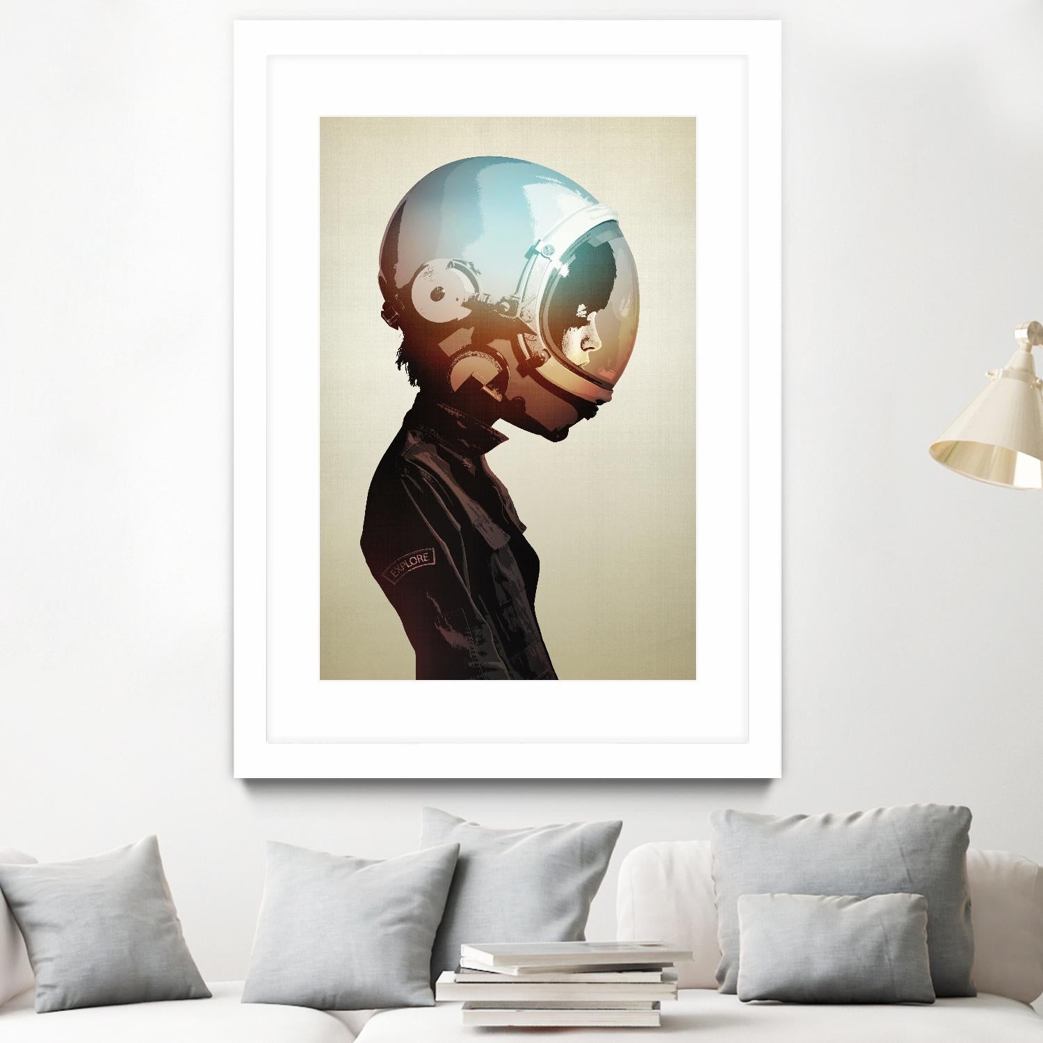 Space Cadet by Hidden Moves on GIANT ART - black contemporary