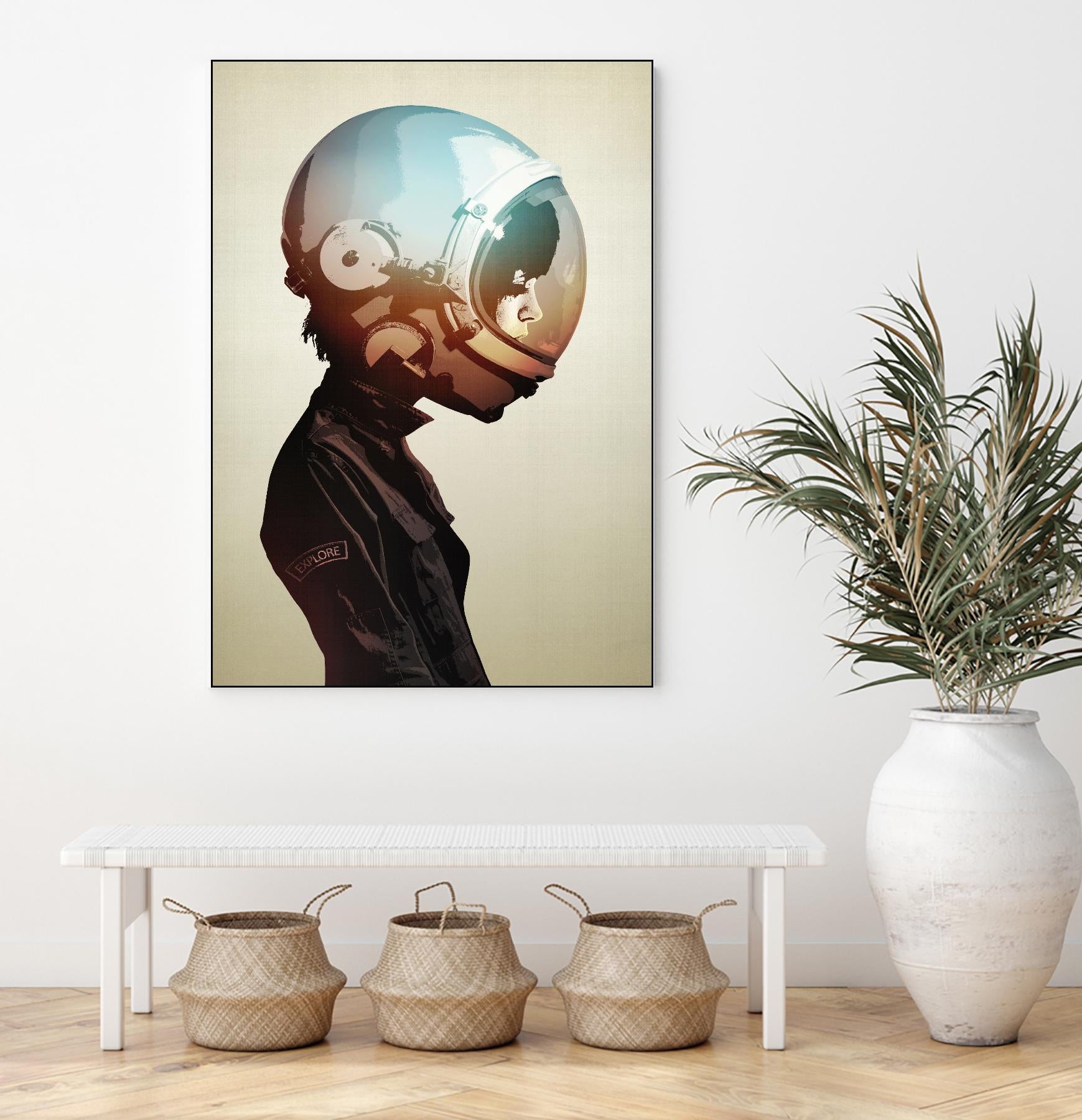 Space Cadet by Hidden Moves on GIANT ART - black contemporary
