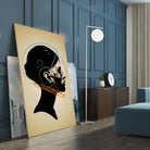 Inside Out by Hidden Moves on GIANT ART - yellow contemporary