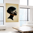 Inside Out by Hidden Moves on GIANT ART - yellow contemporary